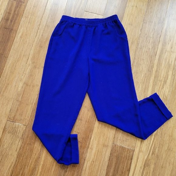 KENSIE Cobalt Blue Jogger Dress Pants/ Slacks - Picture 1 of 9